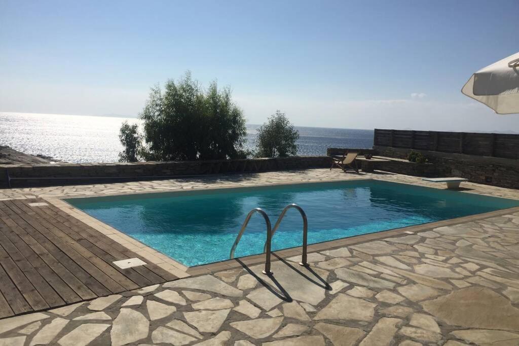Sunset Villa With Swimming Pool At Tzia Ligia  Exterior photo