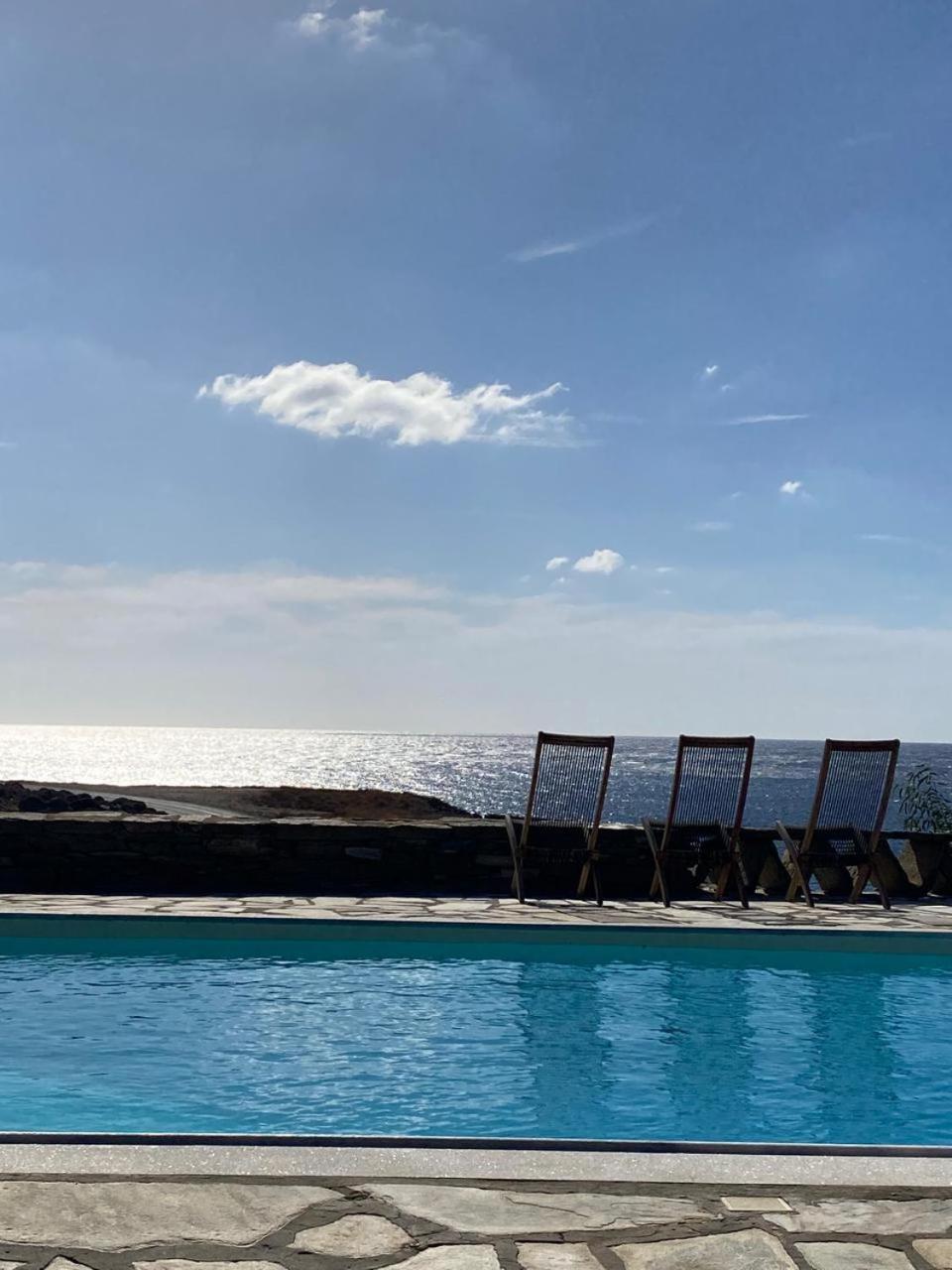 Sunset Villa With Swimming Pool At Tzia Ligia  Exterior photo